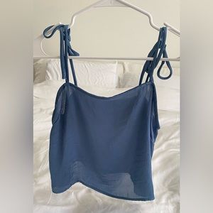 Kendall and Kylie Satin Tie strap cami